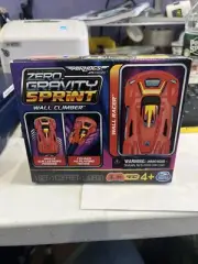 Red Air Hogs Zero Gravity Sprint RC Car Toy Wall Climber USB Rechargeable NIB