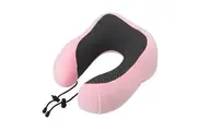Vibe Geeks Soft Travel Pillow u Shaped Travel Memory Foam Neck Cushion