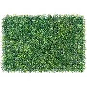 20X Artificial Plant Foliage Hedge Wall Grass Mat Greenery Panels Fence 40*60cm