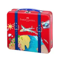 在飛比找蝦皮購物優惠-輝柏FABER-CASTELL 旅行手提箱40色造型連接筆 