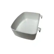 YES4PETS 6 X Pet Parrot Feeder Dog Cat Bowl Water Bowls with Hanging Hooks Attached to Cage