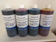 4 PREMIUM COMPATIBLE BULK INK FOR BLACK HP # 67XL BLACK # 67 XL COLORS 4,000ml