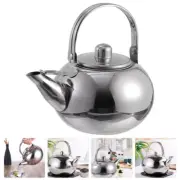 Stainless Steel Kettle Small Stovetop Teapot for Travel with Infuser