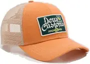 [Deus Ex Machina] Deus Open Head Trucker Cap - Radiant Yellow, Yellow, Einheitsgröße