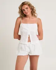 Audrey Button Up Cami Top