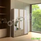 Wardrobe Cabinet Bedroom Cupboard Armoire Closet Shelves 3 Doors 2 Drawers