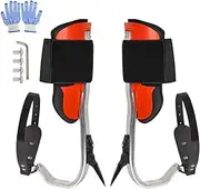 Tree Climbing Spikes,Alloy Tree Gaffs for Pole Climbing - Tree Service Equipment, Tree Climbing Shoes, Palm Tree Climbing Equipment for Indoor and Outdoor