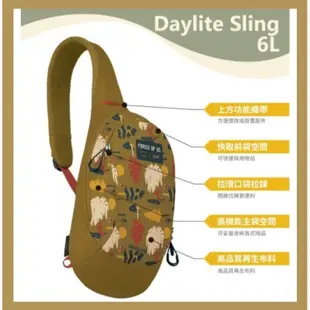 美國OSPREY Daylite Sling 6L輕量多功能休閒單肩斜背包(YKK拉鍊)側背包_自豪森林10006126