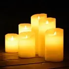 LED Candle Flameless Electronic Candle Light Night Lamp Wedding Party Home De_zh
