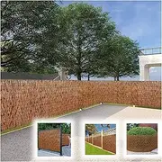 Bamboo Fence Rolls,Bamboo Privacy Fencing,Decorative Fences,Natural Reed Fence,Garden Fence,Pool and Patio Screen,Easy Assembly,Multi-Size,Can Be Customized (Size : 110cmx1000cm(3.6ftx33ft))