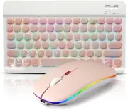 Bluetooth Keyboard and Mouse Combo for iPad - Rechargeable Wireless Keyboard.
