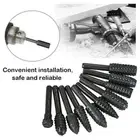 Polishing Rotary Rasp Drill Bit Woodworking Burr Wood Carving Drill Bit Cutting