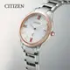 CITIZEN 星辰 xC 亞洲限定款 光動能淑女腕錶-32mm EO1234-51A 玫瑰金錶框