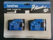 BROTHER TC 10 LAMINATED LABELS TAPE CASSETTE FOR P TOUCH dual pack (S)