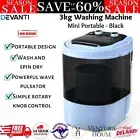 Devanti 3KG Mini Portable Washing Machine Mini Compact Caravan Camping Washer