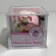 Infantino Home Run Baby It's A Girl My 1st Baseball Ball Baby's Statistics