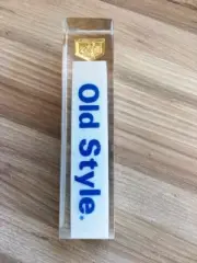 Vintage HEILEMANS OLD STYLE LUCITE BEER TAP HANDLE KNOB PULL TAPPER - NOS
