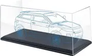 1:18 Black Display Case (L) 35.5cm X (W) 15.6cm X (H) 15.3cm