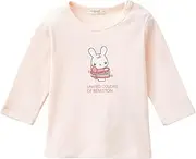 [United Colors of Benetton] Baby Boys M/L 3i9wa1057 T-Shirt, Pink, 74 cm, Pink, 74 cm