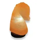 Himalayan Salt Lamp Chess Knight Horse Carved Shape Pink Crystal Rock Light