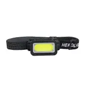 USB Rechargeable LED Headlamp Headlight Torch Flashlight With Charging Cable