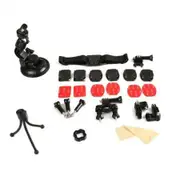 Dazzne KT-102 Bicycle Handlebar/Helmet Mount Mini Tripod 3M Adhesive Stickers Set Kit for GoPro Hero 3+ 3 2