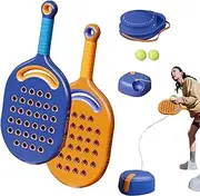 Solo Tennis Trainer Rebound Ball with String - Solo Tennis Practice Trainer Rebound Ball with String - Tennis Practice Training Tool with Long Elastic Rope for Beginners