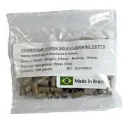 Pack Of 100, RM30H10R20-06LM, Ventistamp Vents, MaxVents 06mm, Manganese Brass A