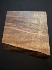 Claro Walnut, Live Edge, 8” Long, 7 5/8” Wide, 15/16” Thick, Dry