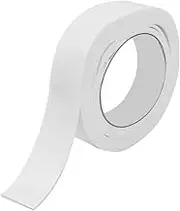 Self Adhesive Foam Tape White Sponge Double Sided Foam Adhesive Tapes 300CM, for Mounting Fixing Pad Sticky Super Strong Double Faced Tape(Width 1cm)