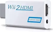 Wii to HDMI Converter, Wii to HDMI Adapter 1080P Output Video Audio Adapter HDMI Converter for Nintend0 Wii/HD/HDTV