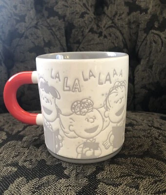 Hallmark Peanuts FaLaLa Mug Charlie Linus Snoopy 2022