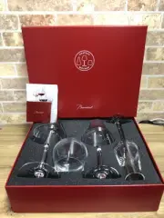 Baccarat Chateau Crystal 4 Piece Set of Red Wine Glasses in Original Box New