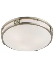 Livex Titania 3-Light Brushed Nickel Ceiling Mount
