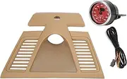 Dashboard Clock Cover, Compatible with Panamera 2010-2016, Instrument Panel Trim, Beige Upper Cover Replacement (明るい赤のストップウォッチ)