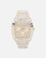[GUESS MAINLINE] Guess Mainline Phoenix '40th Anniversary' Watch Gold/crystal - Size ONE ONE Gold/Crystal