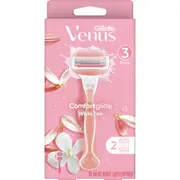 Gillette Venus Comfortglide White Tea Razor With 2 Razor Blades each