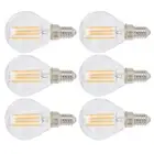 Edison Bulb Led Lighting Lighting Retro Filament Lamp G45 E14 Lamp Holder 6w 220