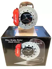 Snap On Tool RARE Disc Brake Rotor Caliper Desk Clock With Quartz Movement NEW