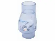 1.5"S CLEAR SWING PVC CHECK VALVE W/ .5# SPRING (SUPER-PRO - SP0821-15C)
