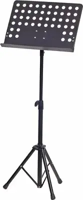 Xtreme - Heavy Duty Pro Black Music Stand Adjustable, Steel