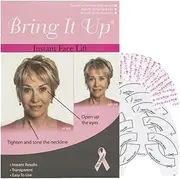 Bring It Up Instant Face Lift Tape Kit: 30-Day Supply, Transparent Neck & Eyebrow Lift Strips, Anti-Wrinkle Stickers, Face Tape Instantly Lifts Sagging Skin Around Face, Hides Double Chin-Made in USA