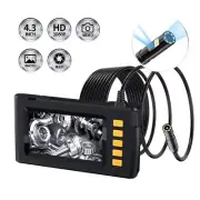 4.3 Inch IPS Screen Industrial Endoscope Camera Dual Lens HD1080P Car Borescope