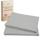 100% Organic Cotton Pillow Cases Standard Size/Queen Size Set of 2, Soft & Co...