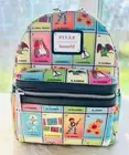 EXCLUSIVELoungefly Coco Character Lotería Cards AOP Pixar Mini-Backpack