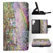 FLIP CASE FOR SAMSUNG GALAXY|CLAUDE MONET - THE ARTIST'S GARDEN AT GIVERNY ART