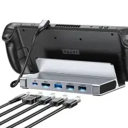 Docking Station for Steam Deck/ROG Ally, 5-in-1 Steam Deck Dock Stand with HD...