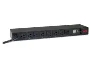 APC Rack PDU, Metered, 1U, 20A, 120V, 8 x 5-20