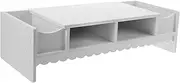 Space Maximizing Monitor Shelf Tv Screen Storage Bracket Multifunctional Storage Rack Office Desktop Shelf for Glasses Keys