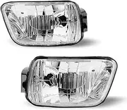 Compatible With Chevrolet For Trailblazer 2002 2003 2004 2005 2006 2007 2008 2009 2pcs Fog Light Front Bumper Driving Lamps Clear Lens Light Car fog light components